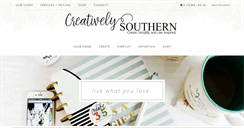 Desktop Screenshot of creativelysouthern.com